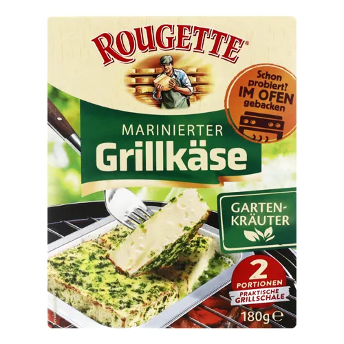Сир 55% м'який маринований з травами Grillkase Rougette к/у 2х90г