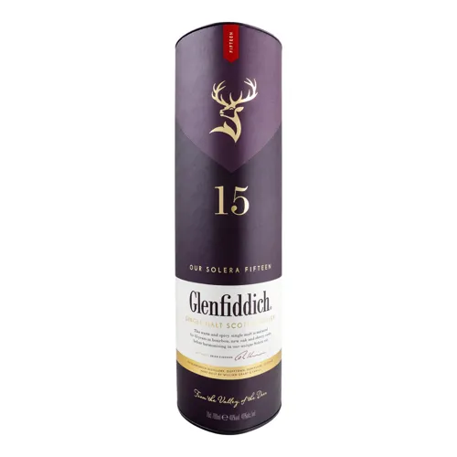 Віскі 15 років Glenfiddich туб 0.7л 40%