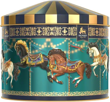 Чай чорний розсипний крупнолистовий Richard Royal Carrousel зелений 60г