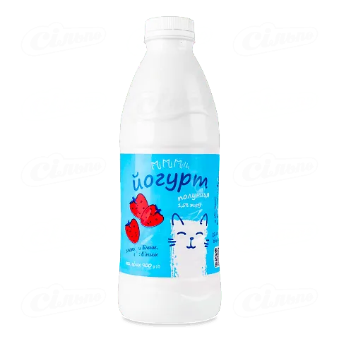 Йогурт МіMіMilk полуниця 1,5%, 900г