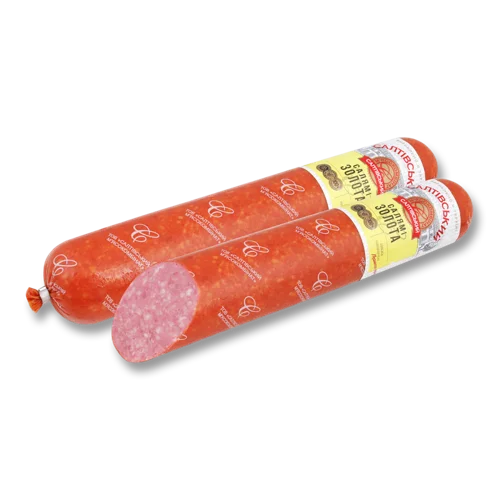 Ковбаса Салямі Золотиста Салтівський М'ясокомбінат Напівкопчене н/к в/у, 0.5 кг