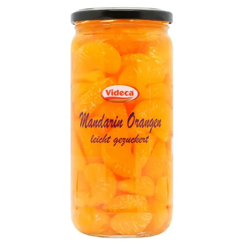 Мандарин Videca половинки в легкому цукровому сиропі 720мл