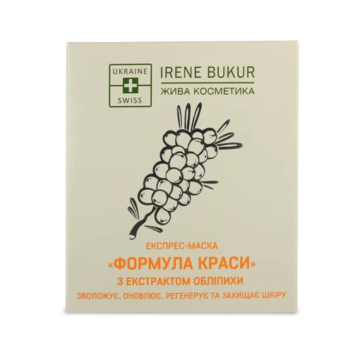 Експрес-Маска Для Обличчя З Екстрактом Обліпихи Формула Краси Irene Bukur, 20мл