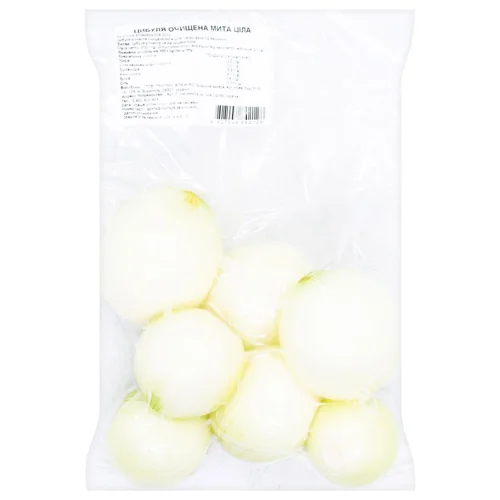 Цибуля очищена мита ціла 1кг