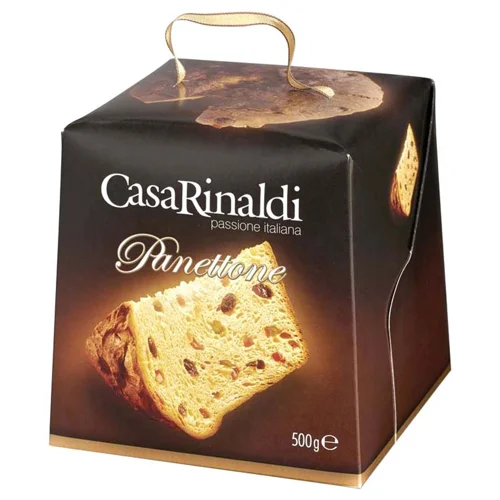 Панеттоне Casa Rinaldi з цукатами та родзинками 500г