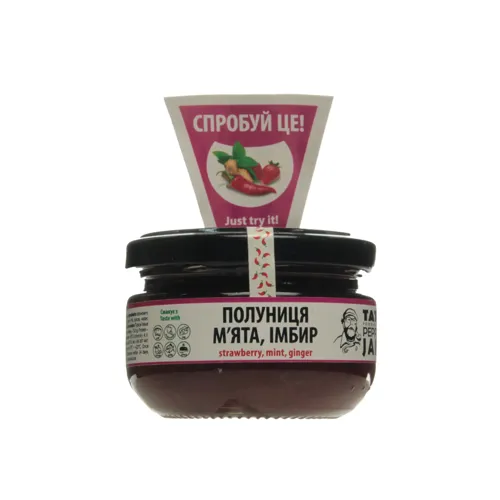 Соус-джем полуниця-м'ята-імбир TatoPepperJam с/б 130г