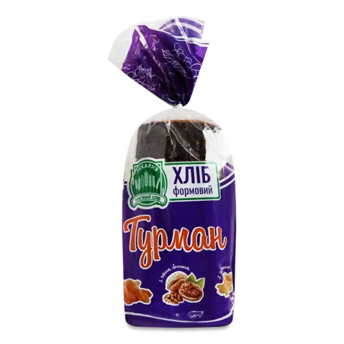 Хліб Формовий Гурман Рум'яний, в/ґ, м/у 0.275 кг