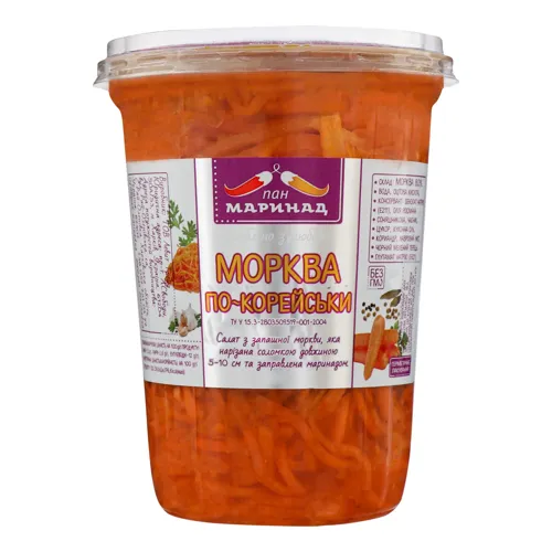 Морква По-корейськи Пан маринад 300г