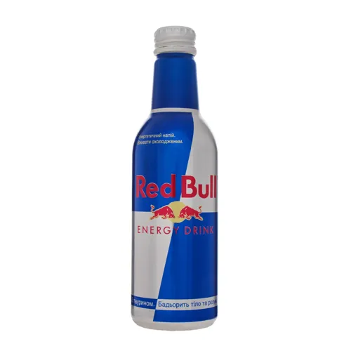 Напій енергетичний безалкогольний сильногазований з таурином Energy drink Red Bull з/б 330мл