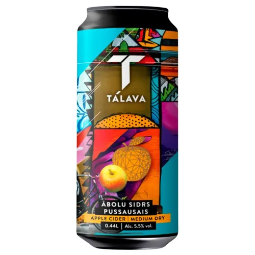 Сидр Talava яблучний напівсухий 5,5% 0,44л