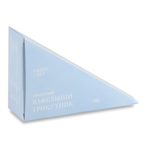 Вафельний Трикутник Кокосовий Green Chef, к/у 50г