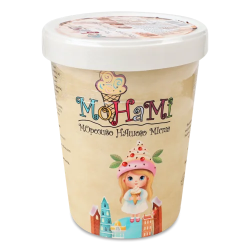 Морозиво Вершкове Шоколадне Монамі Відро 500г