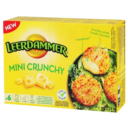 Сир Леердаммер Mini Crunchy у паніровці 150г