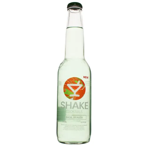 Напій слабоалкогольний «Shake Cocktails Basil Beauty» 0.33л 7% сильногазований