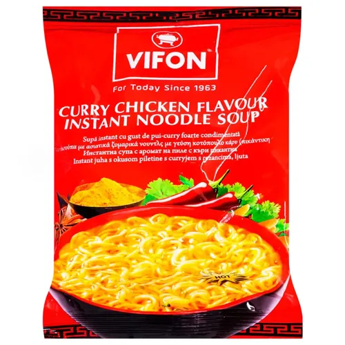 Вермішель Vifon швидкого приготування зі смаком курки каррі гостра 60г