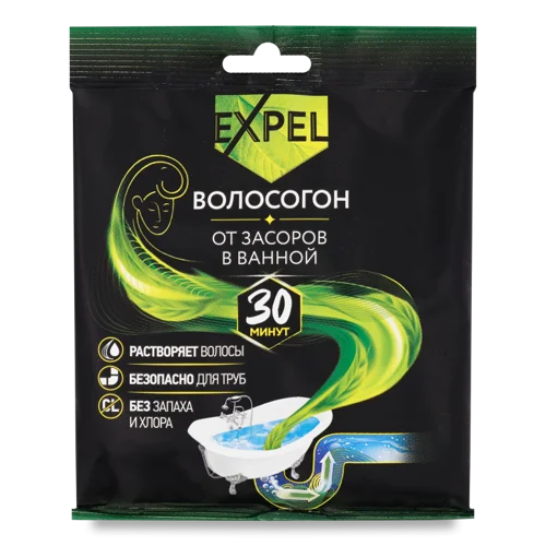 Засіб для Усунення Засмічень Від Волосся Expel, 50г