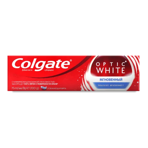 Зубна Паста Optic White Colgate Вищий ґатунок 75мл