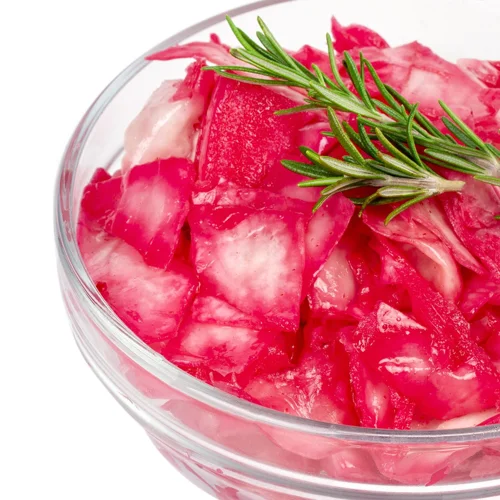 Капуста квашена пелюстки бурякові