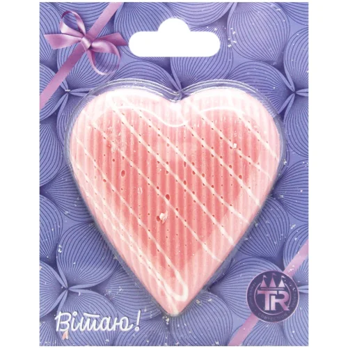 Фігурка Truff Royal Серце рожеве шоколадна 50г