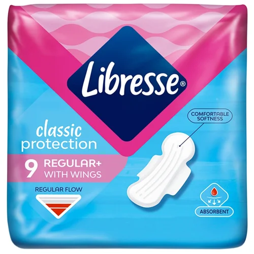 Прокладки гігієнічні Libresse Classic Protection Regular 9шт
