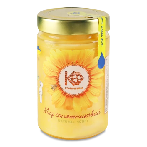 Мед Соняшниковий Сиров'ялений, С/Б 550г