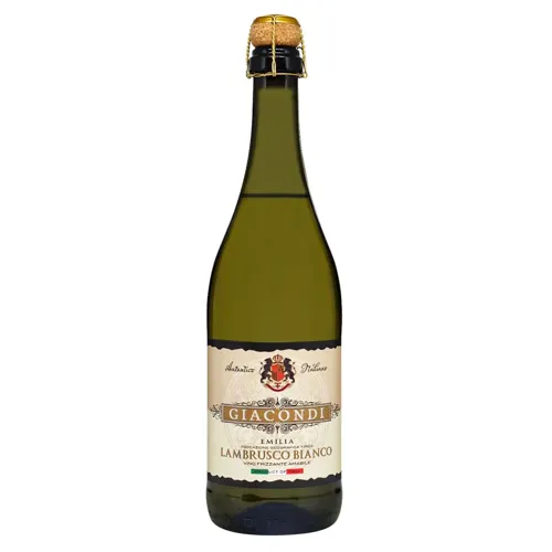 Вино ігристе Giacondi Frizzante Lambrusco Bianco Amabile Emilia біле напівсухе 7,5% 0,75л