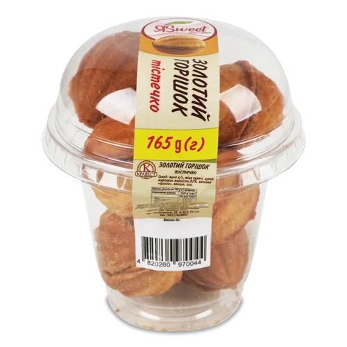 Тістечко Золотий Горішок ЯSweet Кравест Світ, В/ґ, 165 г