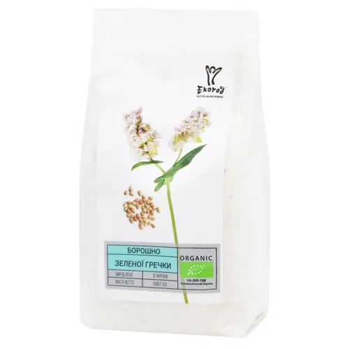 Борошно Екород Зеленої гречки органічне 500г