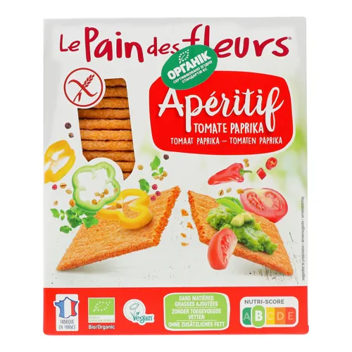 Хлібці паприкою та помідором Le Pain des Fleurs