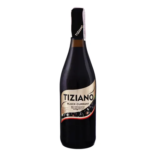 Вино 0.7л 9-14% червоне напівсолодке ароматизоване Black Currant Tiziano пл