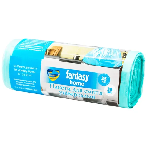 Пакети для сміття Fantasy 35л 30шт