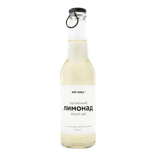 Напій безалкогольний слабогазований Тібікос Лимонад Білий чай Eat Easy 250мл