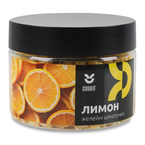Желейні Шматочки Лимон Cookit, В/ґ, П/б, 140г