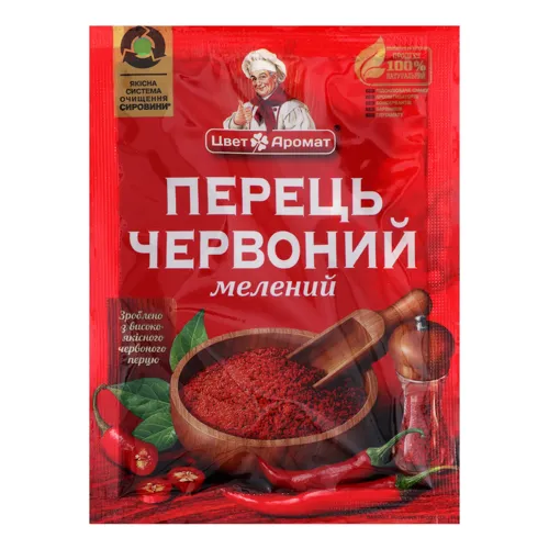 Перець червоний мелений ЦветАромат м/у 15г