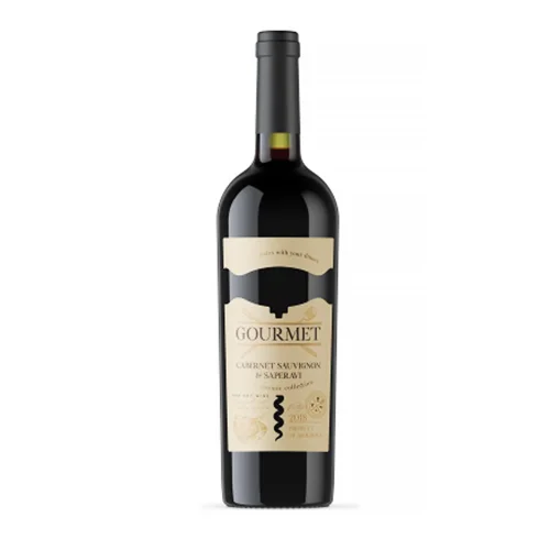 Вино Gourmet Wine Cabernet Sauvignon Saperavi сухе червоне 13% 0,75л