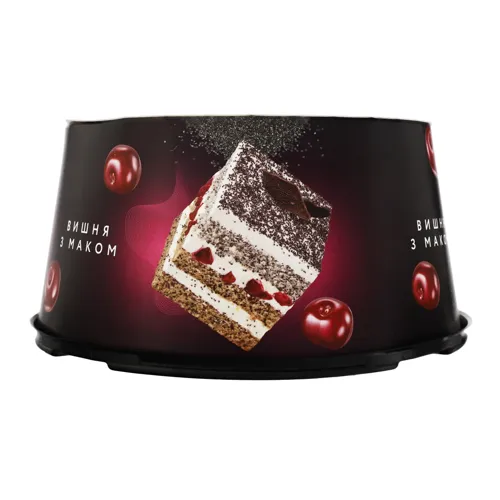 Торт Вишня з маком Brioche к/у 0.5кг