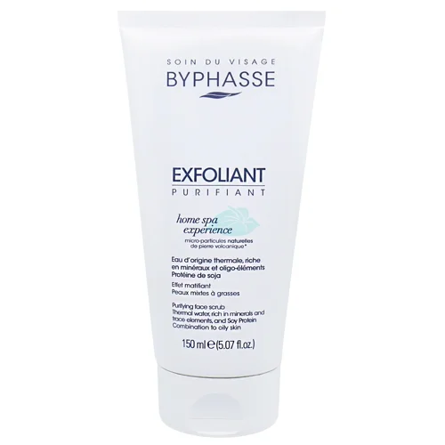 Скраб для обличчя Byphasse Home Spa Experience очищуючий для комбінованої та масної шкіри 150мл