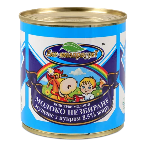 Згущене Молоко 8.5% Незбиране З Цукром, з/б 380г