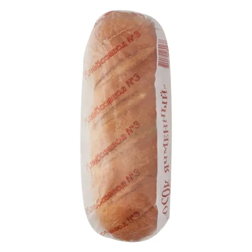 Батон 3-й ХЗ 500г колосок ячмінний