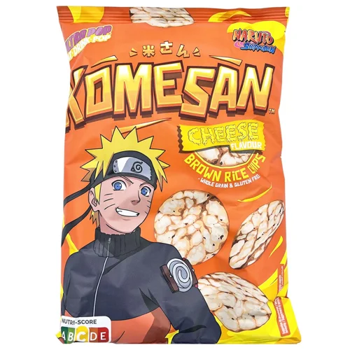 Чипси рисові Ultra Pop Naruto зі смаком сиру 60г