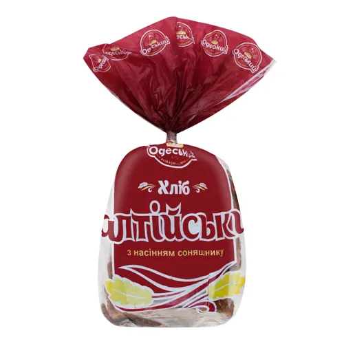 Хліб половинка в нарізці з насінням соняшника Балтійський Одеський хлібозавод №4 м/у 300г