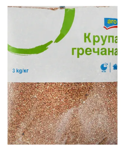 Крупа гречана ядро Aro м/у 3кг