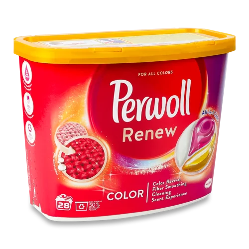 Засіб для Прання В Капсулах Color Renew Perwoll, 28х14.5г