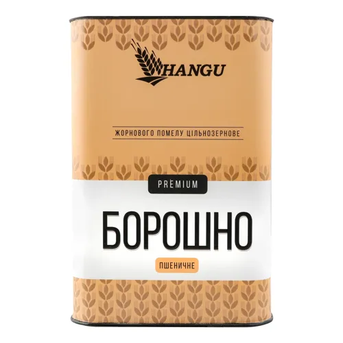 Борошно пшеничне цільнозернове жорнового помелу Premium Hangu 500г