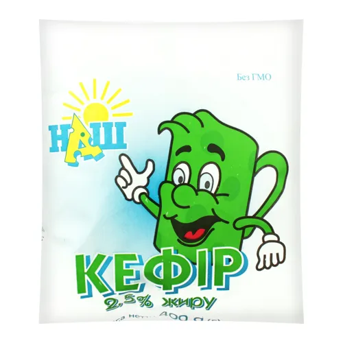 Кефір 2.5% Наш Аромат м/у 400г