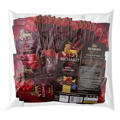 Чай ягідно-трав'яний ароматизований Royal Raspberry Richard м/у 50х2г