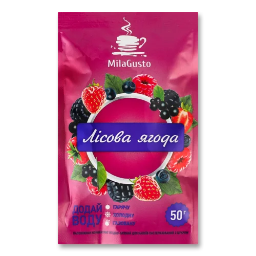 Концентрат Напою Ягідно-Пряний Лісова Ягода, в/ґ, 50г