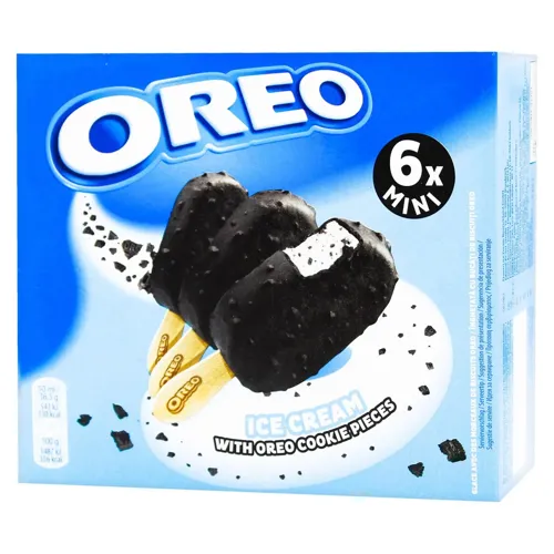 Морозиво Oreo ванільне зі шматочками какао печива 219г