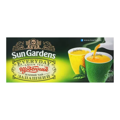 Чай зелений Щоденний запашний Sun Gardens