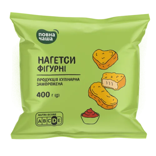 Нагетси «Повна Чаша»® фігурні заморожені